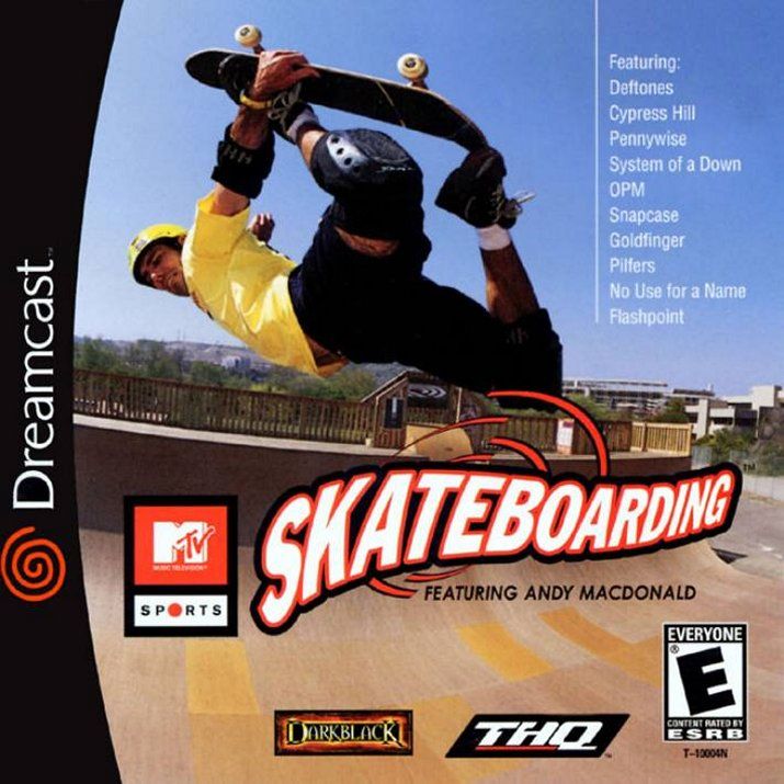 MTV Sports Skateboarding box art for Sega Dreamcast